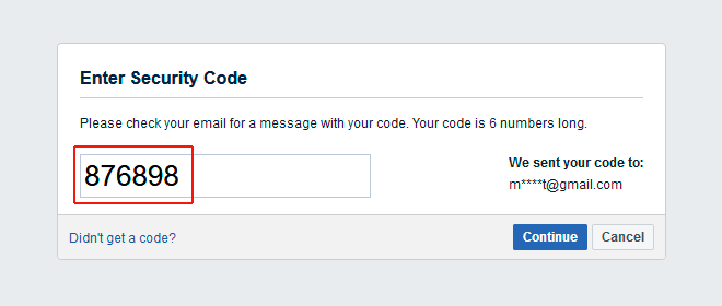 Facebook www com reset login Change Password