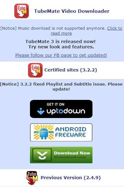 Pc tubemate linux for Download the
