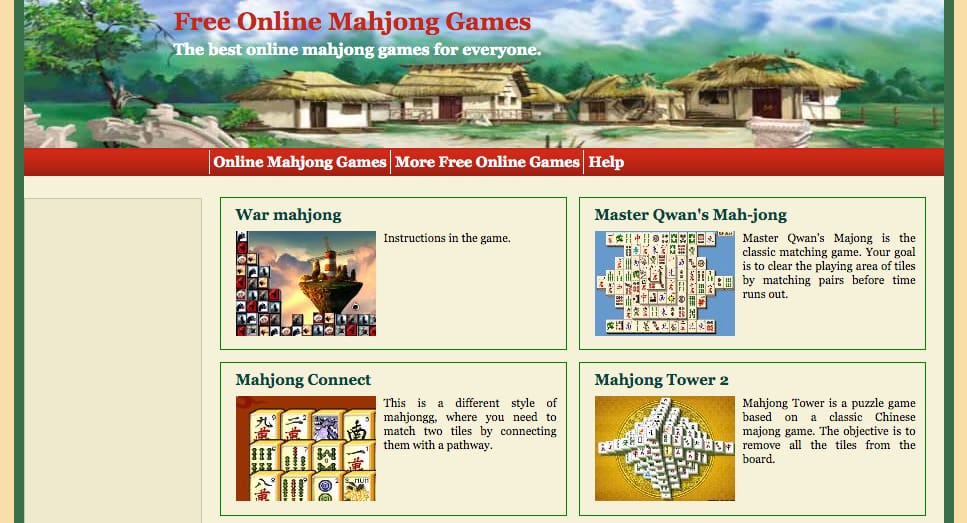 free online mahjong games