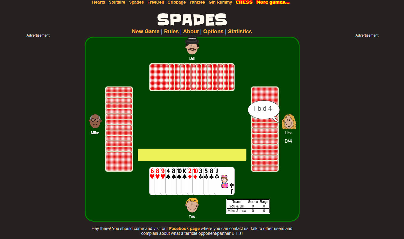 spades cardgames