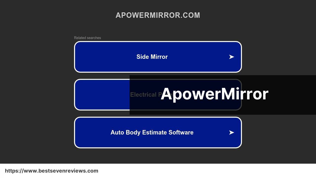 https://www.apowermirror.com/ screenshot