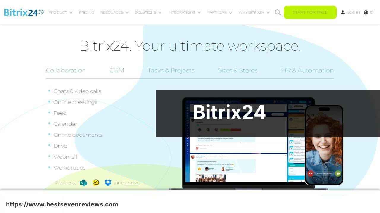 https://www.bitrix24.com/ screenshot