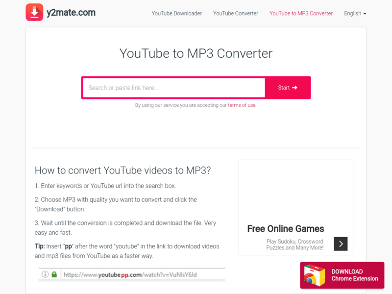 youtube download mp3 y2mate